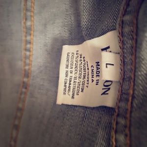 Girls Hudson cropped denim jacket